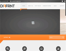 Tablet Screenshot of diffrntdigital.com
